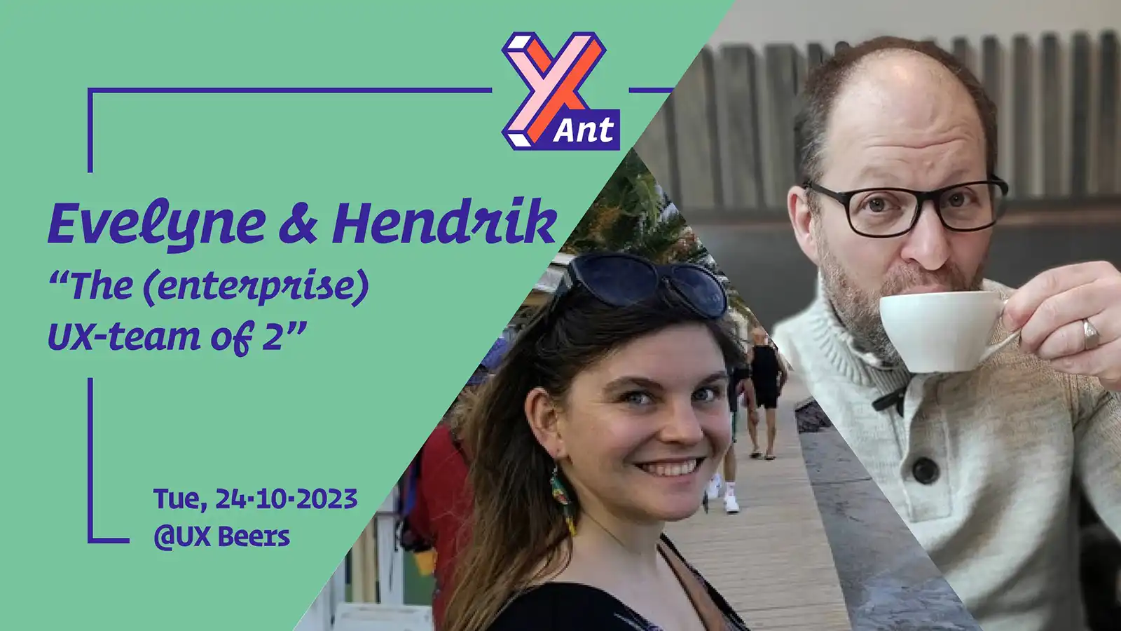 The invitation banner of UX Beers